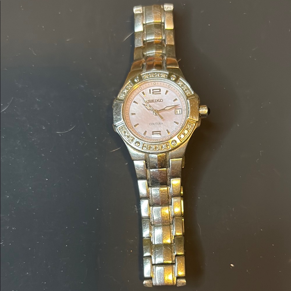 Seiko Gold and Silver Watch